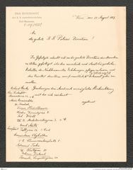 k.k. naturhistorisches Hofmuseum, Intendanzakten 1885-1896 (Hauer), Aktenzahl Z.557/1889, Seite 1